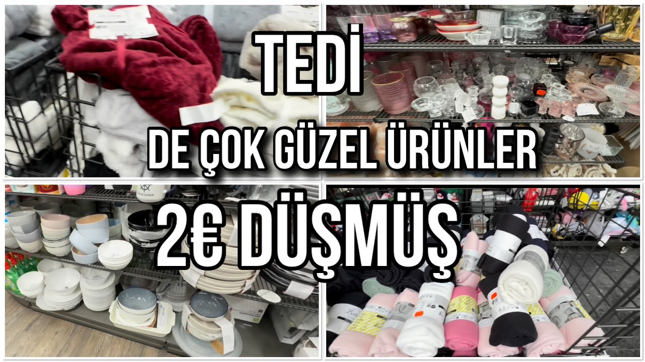 Almanya da TEDi de çok uyguna ￼güzel ürünler geldi tabaklar o kadar ucuz günlük vlog￼￼