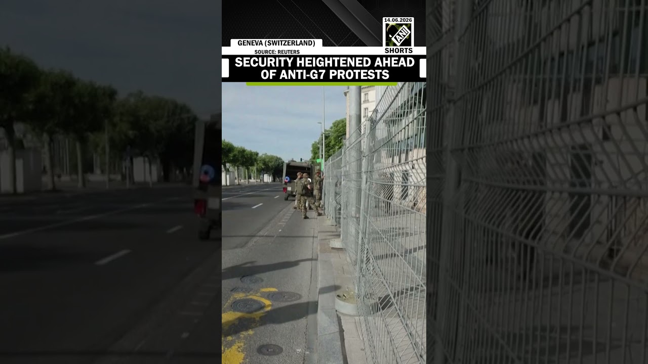 Heavy security deployed in Geneva ahead of anti-G7 protests in Switzerland