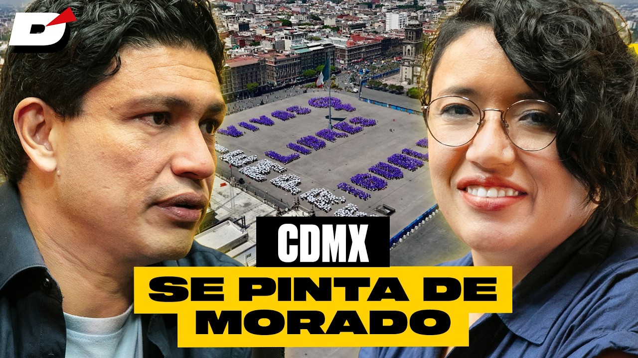 CDMX se pinta de morado: mujeres toman las calles contra la violencia y los feminicidios