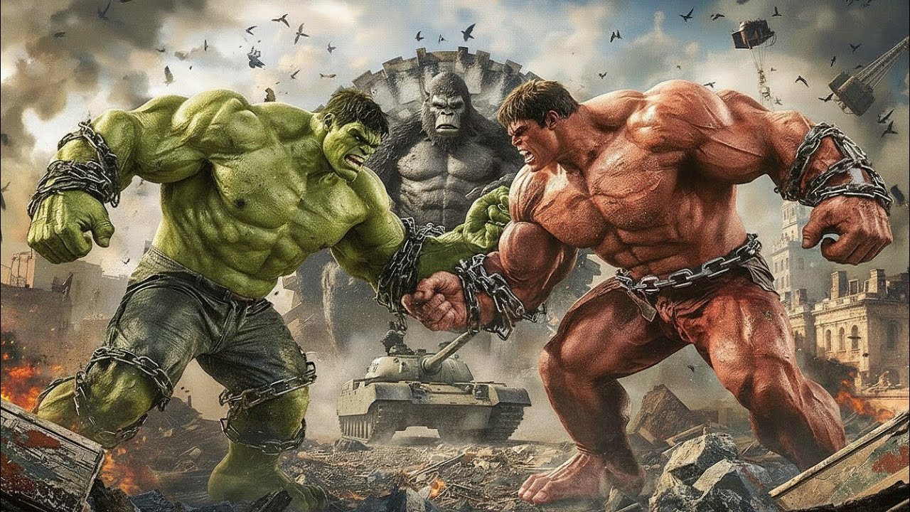 King Kong vs Hulk – Epic Battle Begins Aboard a Military Cargo Plane | Full Action Fight