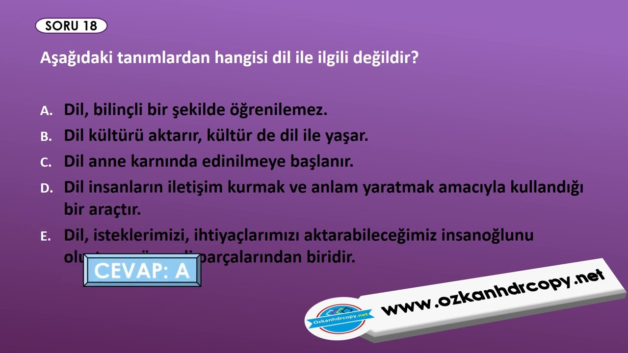 AUZEF    ERKEN ÇOCUKLUK DÖNEMİNDE YABANCI DİL EĞİTİMİ (2021 VİZE SORULARI)