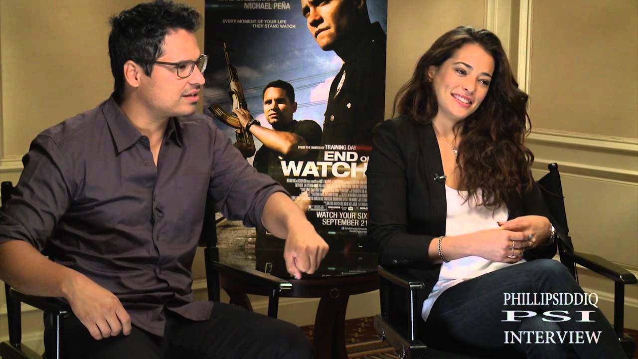 Phillip Siddiq interviews Michael Pena and Natalie Martinez for 'END OF WATCH'.