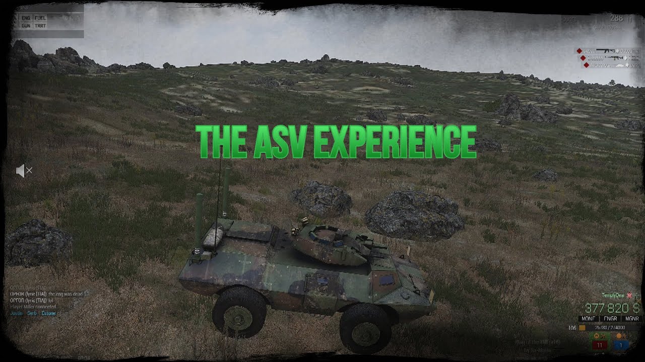 The ASV Experience in ARMA 3