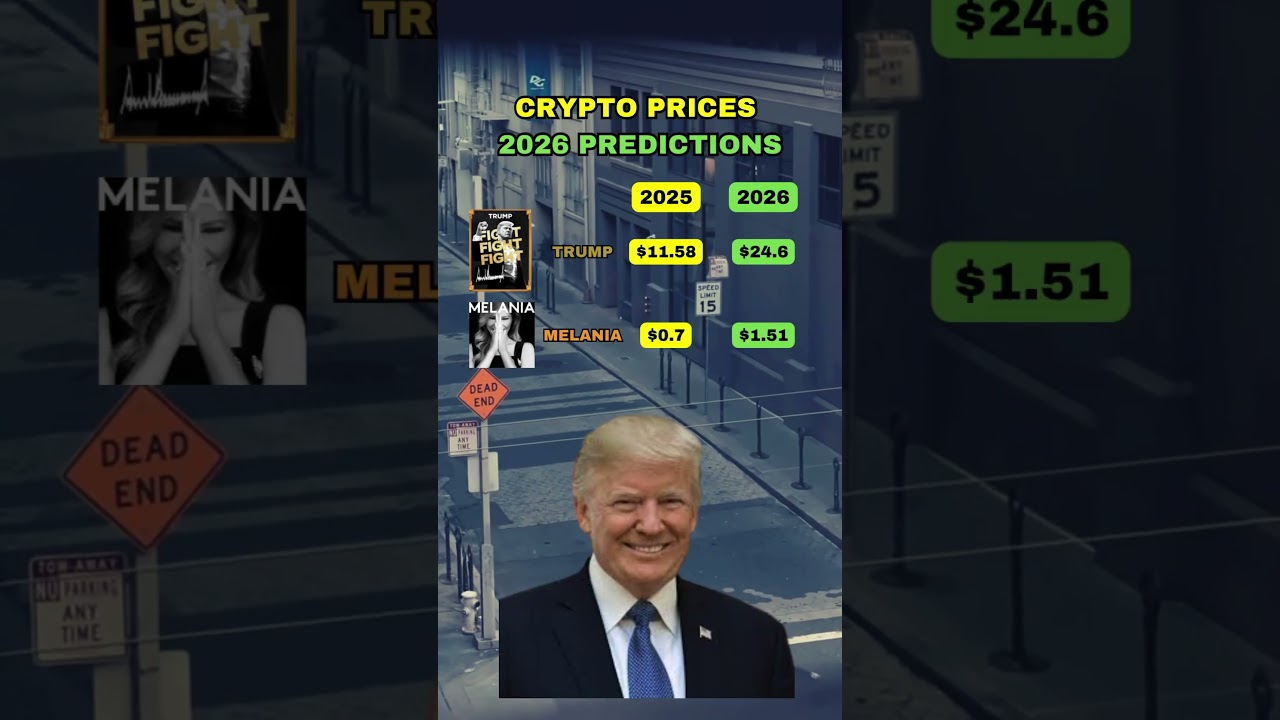 🚀$Trump and Melania meme coin 2026 Prediction #crypto #trump