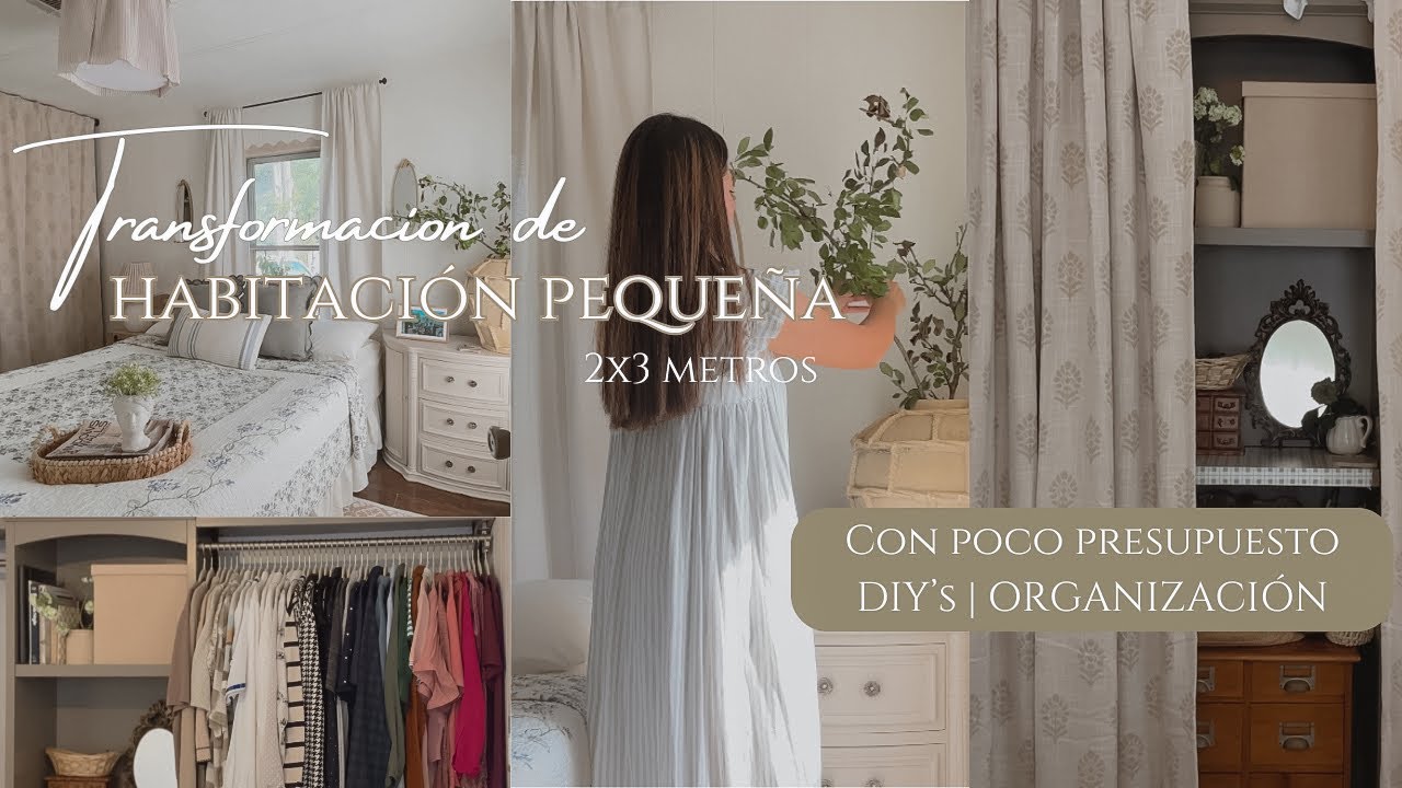 🪿 Cambios GRANDES en mi PEQUEÑA Habitación de 2x3 metros | English Cottage | Ana Quintero 