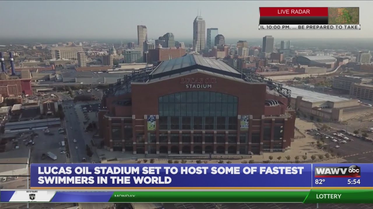 Olympic swimming pools inside Lucas Oil Stadium to be built in three weeks