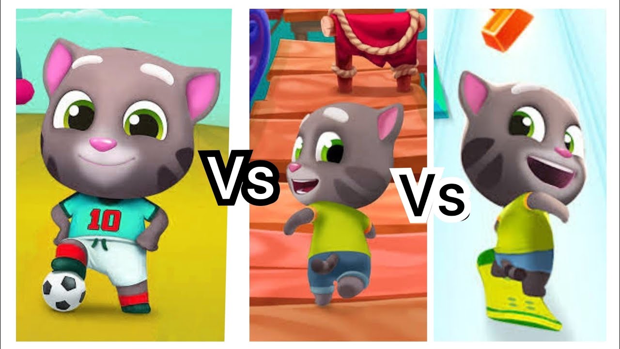 My Talking Tom Gold Run vs My Talking Tom Gold Run Gameplay aadi zone