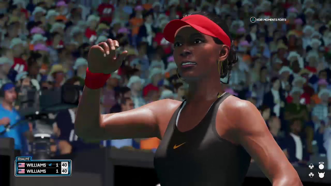 AO Tennis 2-Serena Williams vs Venus Williams-UPDATE-1.05-PS4-Gameplay