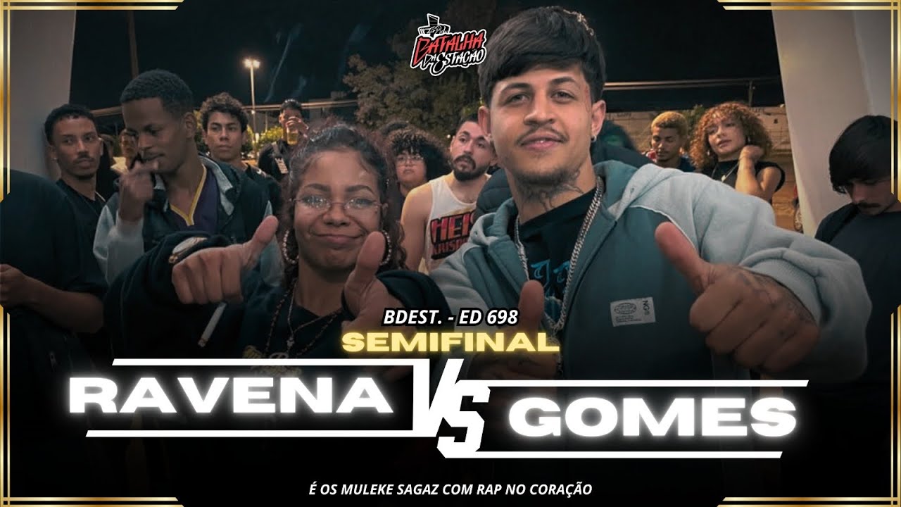 (ALTÍSSIMO NÍVEL) Ravena (SP) X Gomes | Batalha da Estação | Edição Tradicional 45s