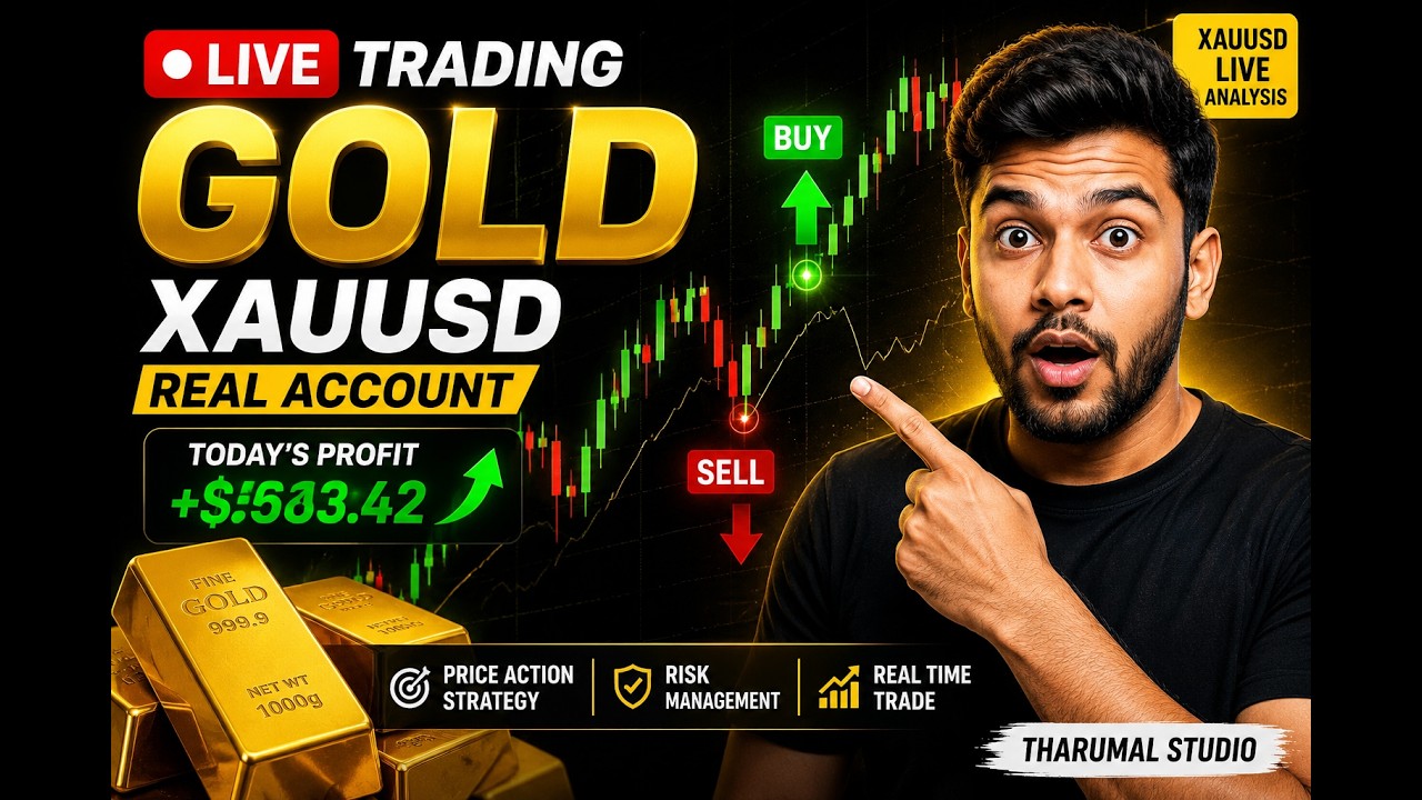 Gold Live Trading Today | XAUUSD Real Account Trading | Real Profits