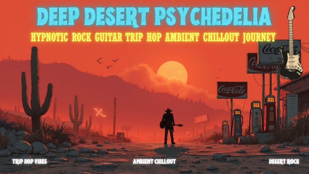 Deep Desert Psychedelia | Hypnotic Rock Guitar Trip Hop Ambient Chillout Journey