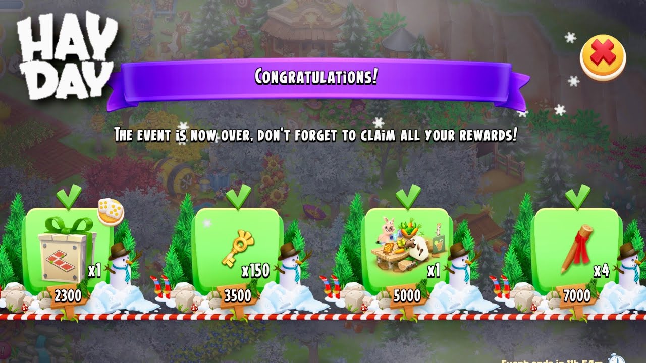 Winter Task Event DONE! ❄️ New Production Building Unlocked | Hay Day