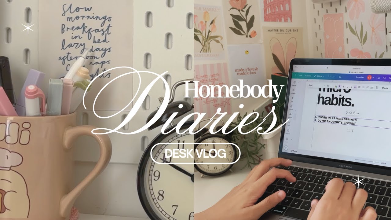 Soft Productivity Vlog – Habit Tracker, Brain Dump & Tiny Wins