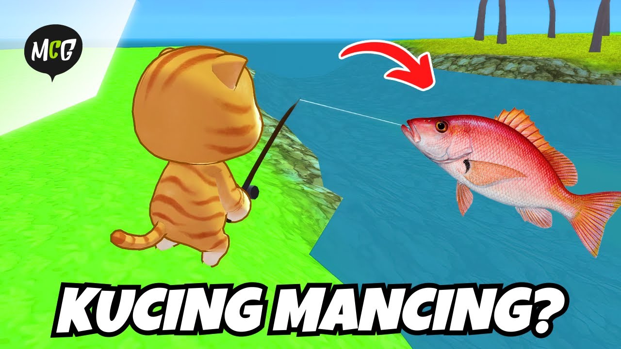 Simulator Kucing Memancing Ikan!