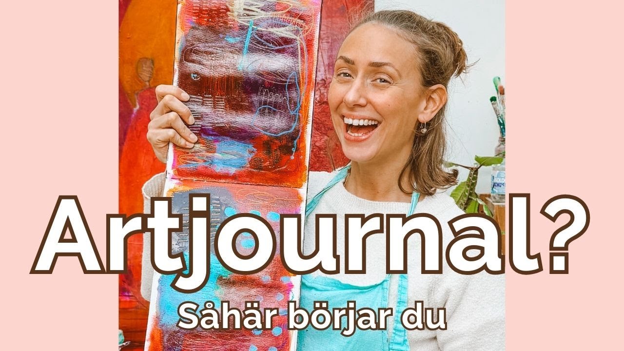 Hur du börjar en målardagbok. Enkla tekniker för våga. Måla akryl för nybörjare.
