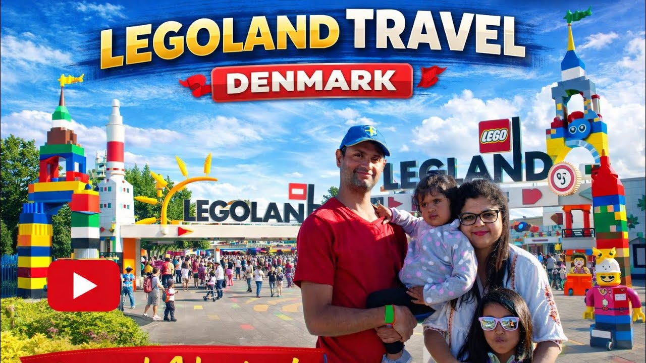LEGOLAND|From Sweden 🇸🇪 to Denmark🇩🇰 🚘| Ultimate Family Adventure|heaven for Kids|must visit once