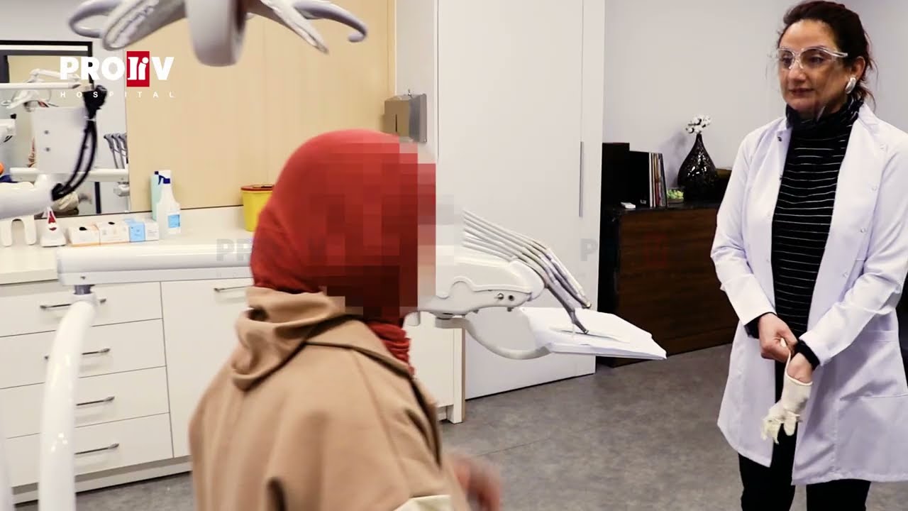 تجربة السيدة سمية القادمة من الجزائر لاجراء عملية في الفك في مشفى بروليف التخصصي في تركيا
