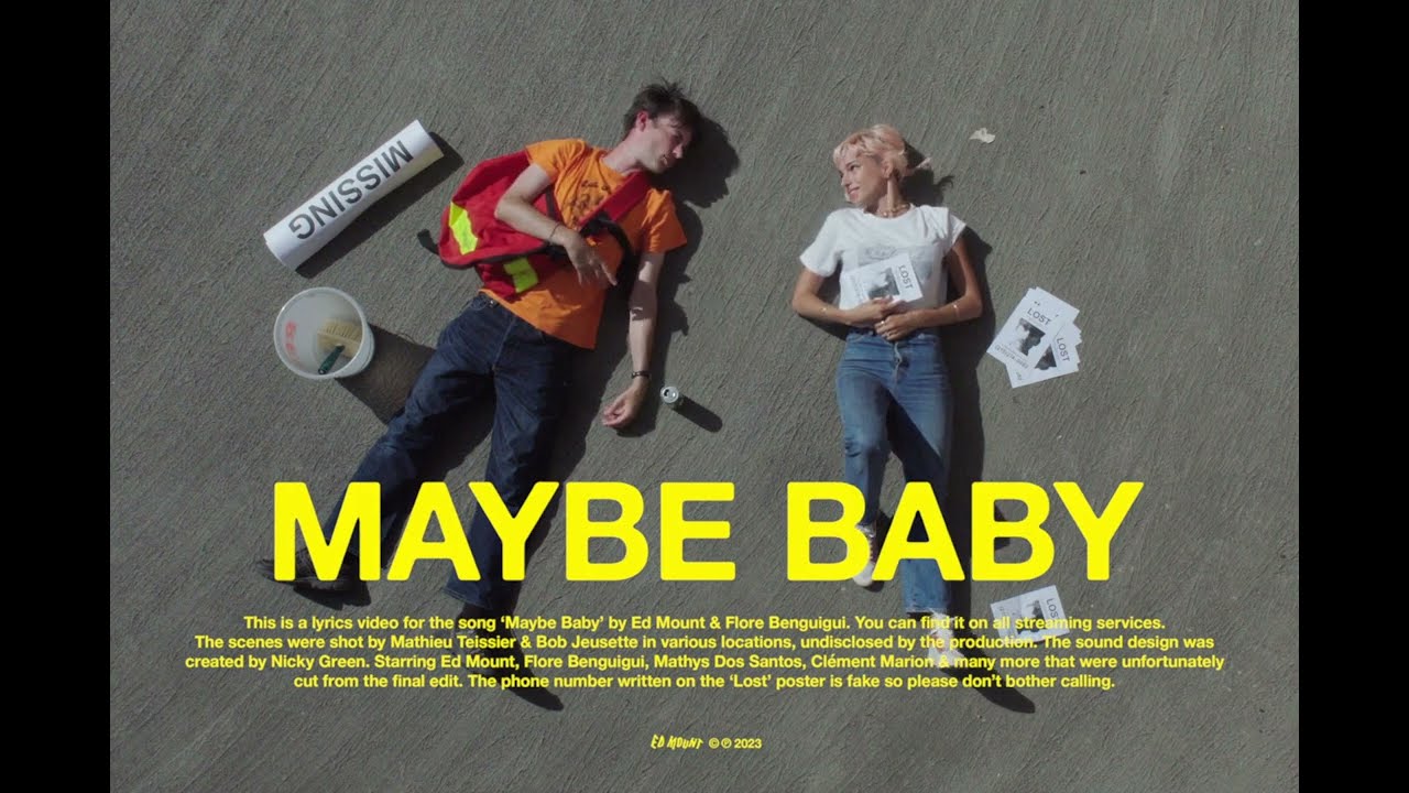 Ed Mount (feat. Flore Benguigui) — Maybe Baby (LYRICS VIDEO)