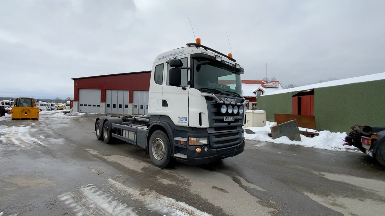 Köp Lastväxlare Scania R480 6x2 Hiab 20t på Klaravik