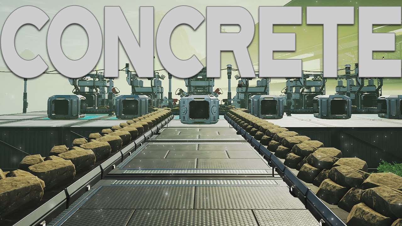 EASY Beginner Concrete Build 90-135 a minute - Satisfactory Build Tutorial (2021)
