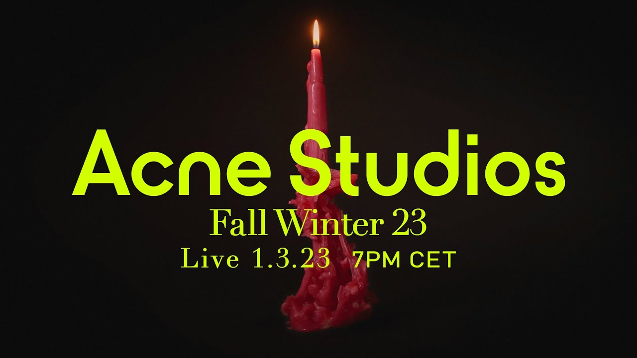 Acne Studios Women’s Fall Winter 2023 Show