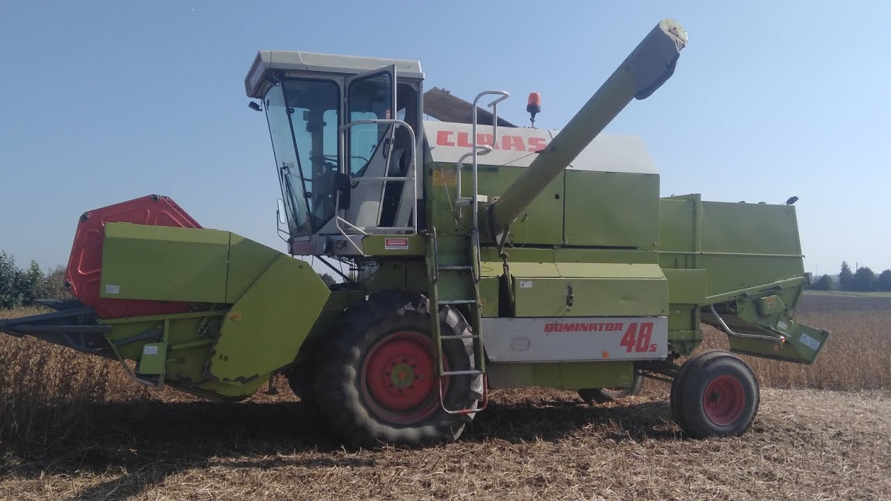 Налаштування на сою 2023 комбайна Claas Dominator 48 58 s