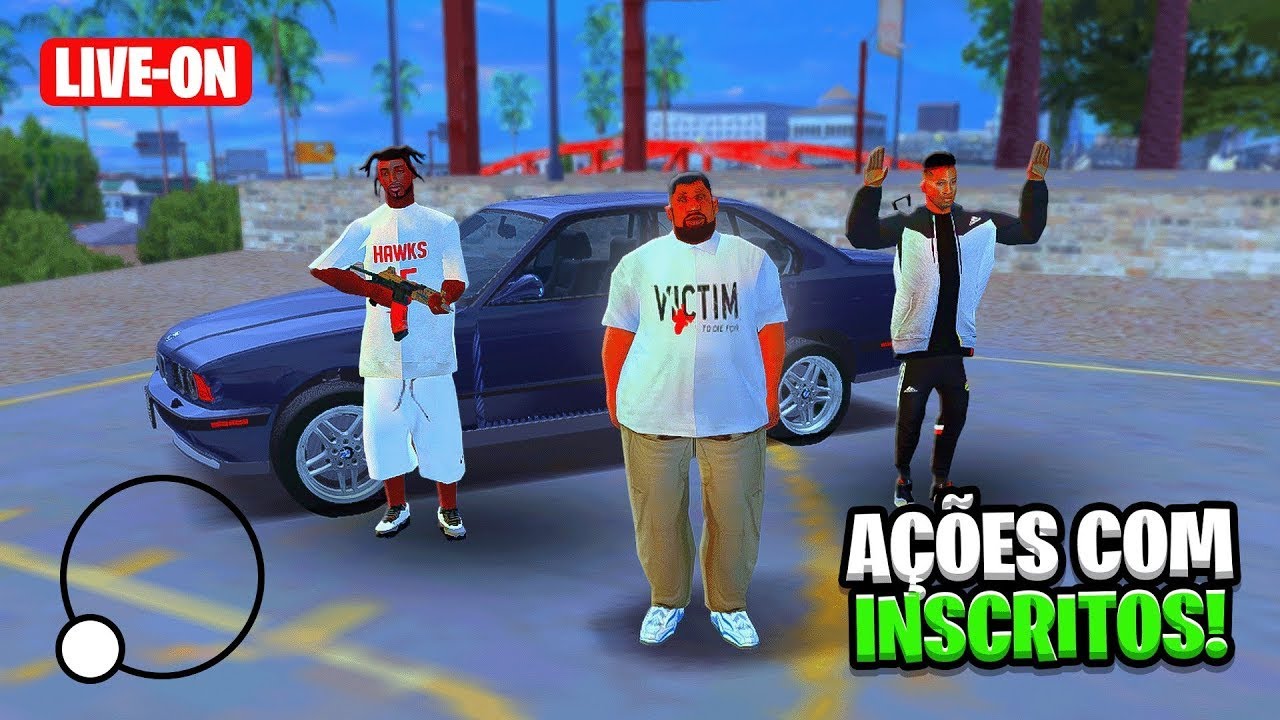 🔥 LIVE ON! - GAMEPLAY COM INSCRITOS NO SERVIDOR MAIS DIVERTIDO #gtasamp #gtarp #samp #gtarp
