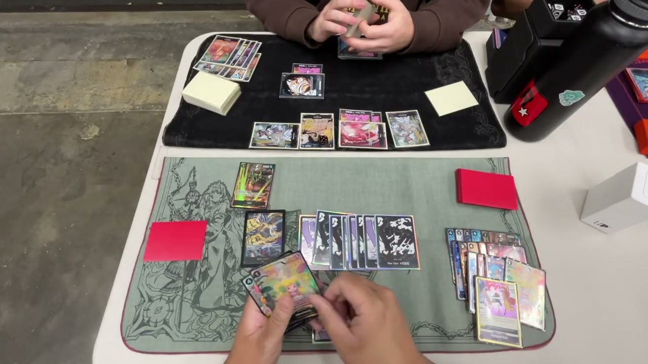 (EB02) Rob Lucci vs Black Luffy! Rare & Sleeveless Locals Round 5! One Piece TCG POV