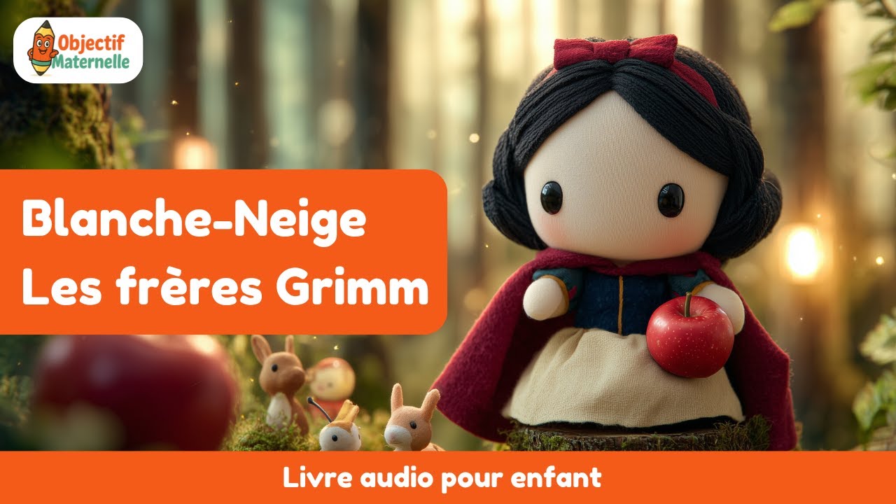 Livre audio pour s’endormir | Blanche Neige | Conte des Frères Grimm | Voix douce et grave