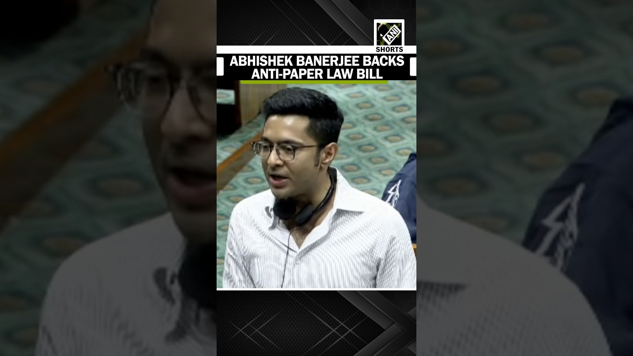 TMC MP Abhishek backs Anti-Paper Leak Bill, says new laws alone won't secure students' future