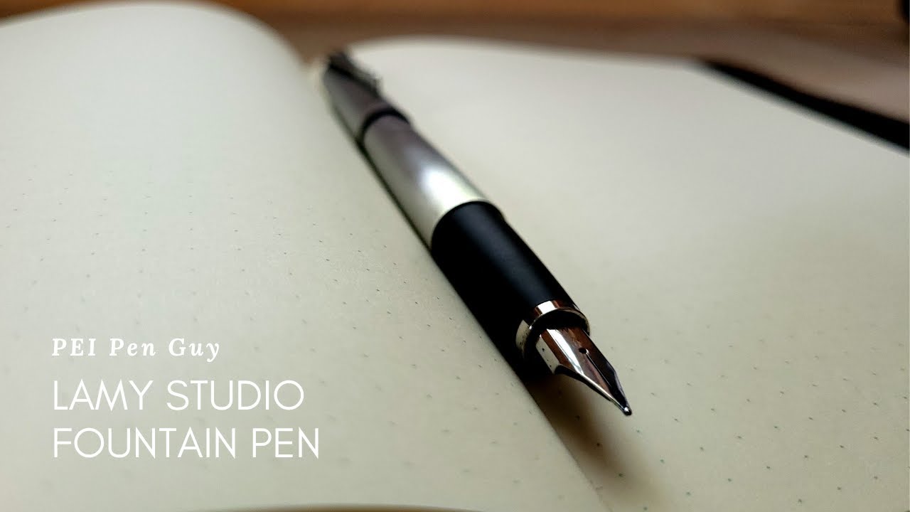 Обзор перьевой ручки Lamy Studio и замена пера.
