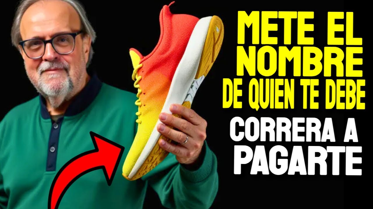 ¿Te debe dinero? Escribe su nombre en tu zapato y sorpréndete