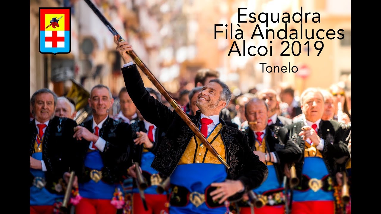 Fila Andaluces Alcoy contrabandistas escuadra - moros y cristianos 2019 - cabo escuadra