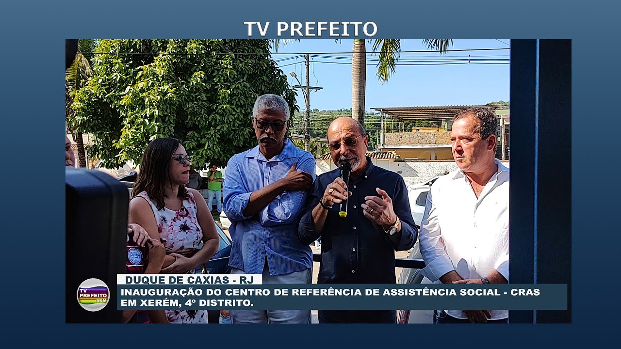 Prefeitura de Duque de Caxias inaugura novo Cras em Xerém