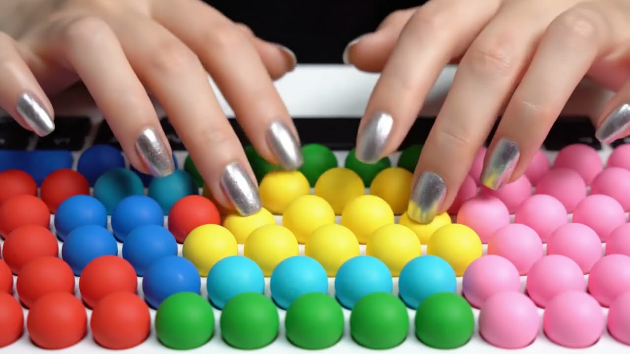 Typing on an Unusual Keyboard | ASMR