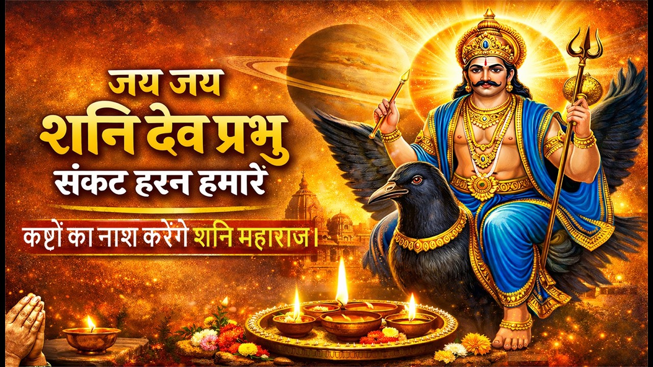 जय जय शनि देव प्रभु, संकट हरन हमारे | Jai Jai Shani Dev |  Shani Dev Bhajan 2026 | Bhakti Rasdhara