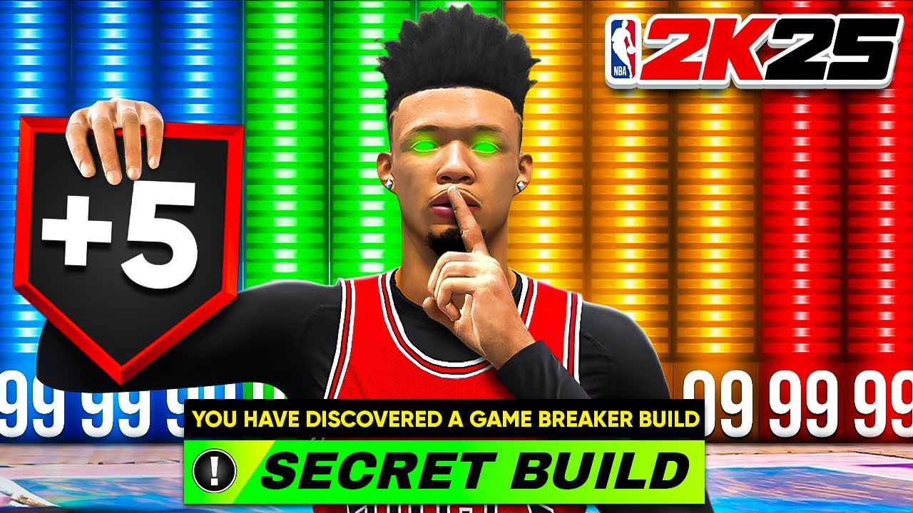 This SECRET BUILD is BREAKING NBA 2K25! 93 DUNK + 94 3PT RATING + 92 BALL HANDLE + 96 STEAL!