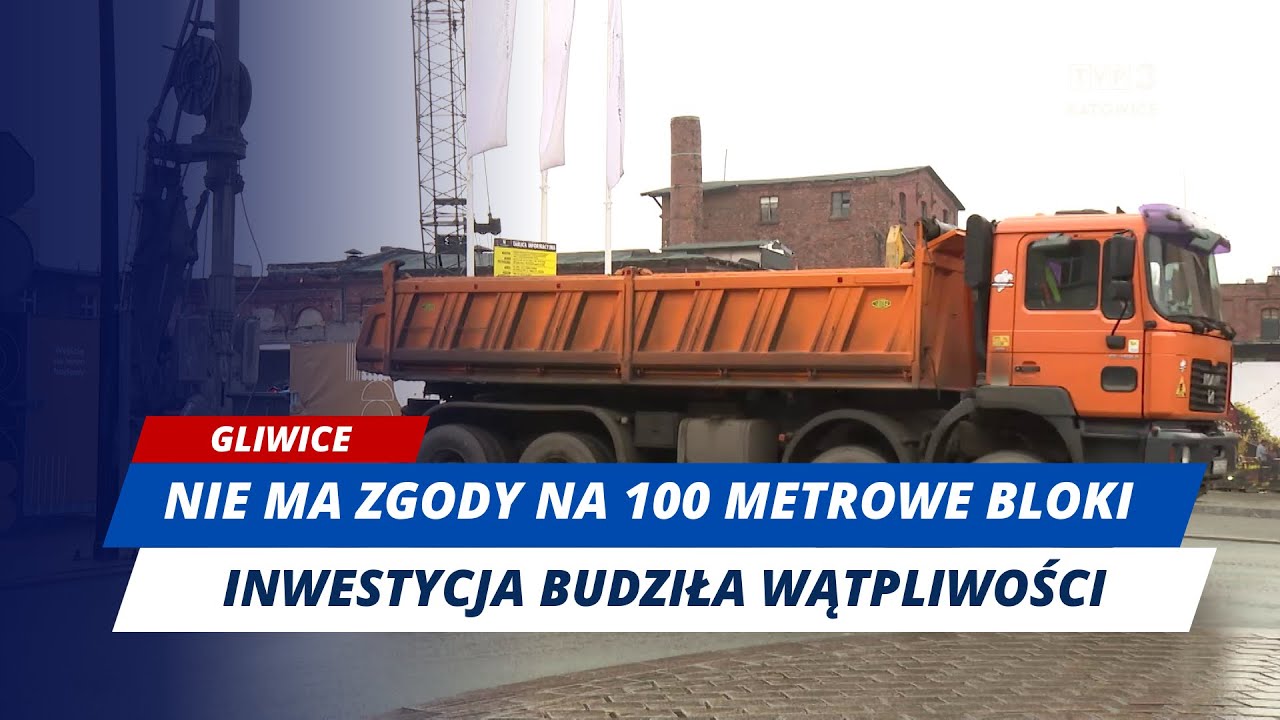 Radni Gliwic odrzucili zmiany w planie zagospodarowania. Wysokościowce nie powstaną.