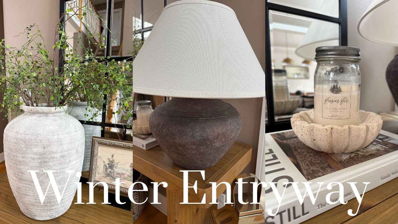 NEW COZY WINTER ENTRYWAY REFRESH | ENTRYWAY WINTER DECORATE WITH ME