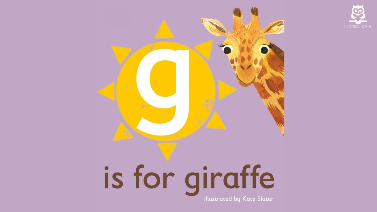 G is for Giraffe (The Animal Alphabet Library) with Audio, illustrated by Kate Slater | 2020