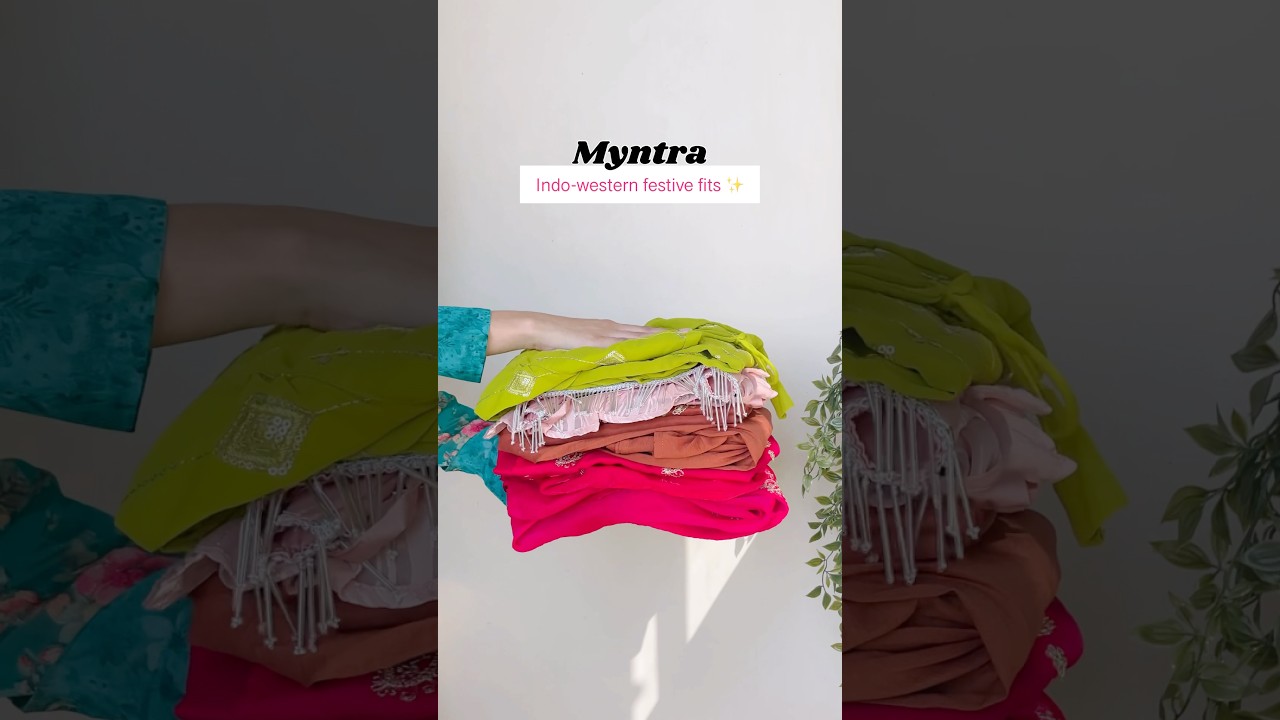 3-piece festive fits ✨🪔 | Myntra Finds| #indowestern #festivewear #ethnicwear #weddingwear #myntra