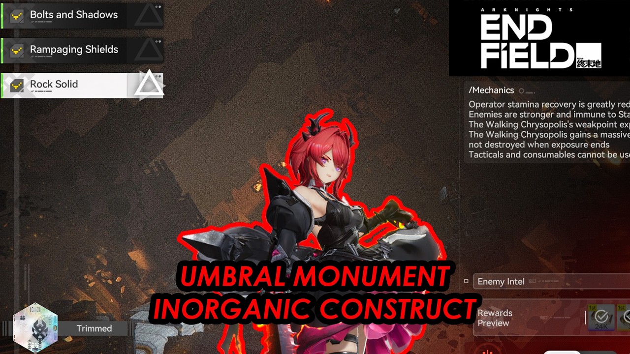 Umbral Monument Inorganic Construct (Trimmed Medal) Laevatain Team - ARKNIGHTS ENFIELD