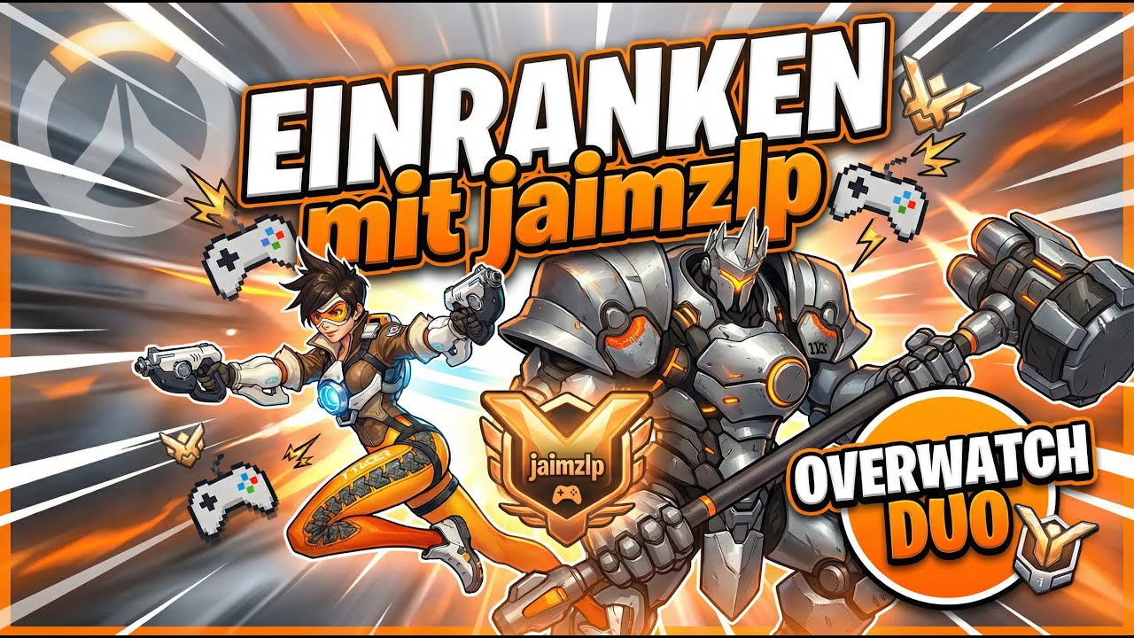 JaimzLP und ich lassen uns einranken in Overwatch 2 Part 1/2