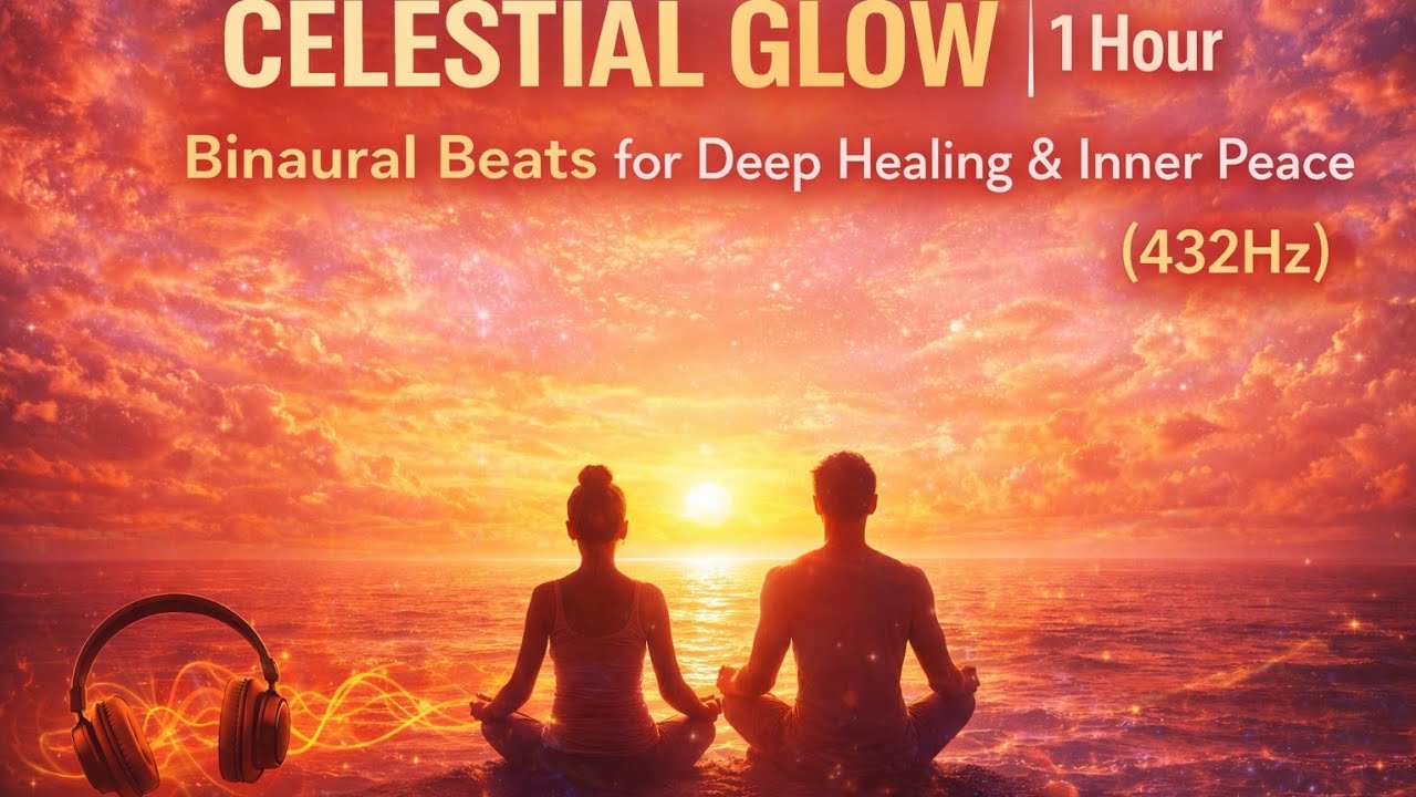 Celestial Glow | 1 Hour Binaural Beats for Deep Healing & Inner Peace (432Hz)