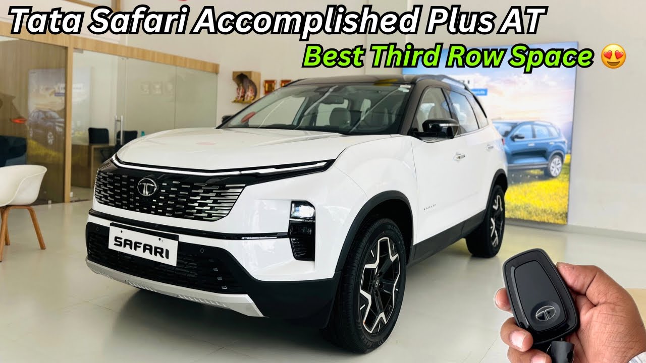 2024 Tata Safari Accomplished Plus Automatic Full Detailed Review❤️Price & Features🔥King Of 7 Seater
