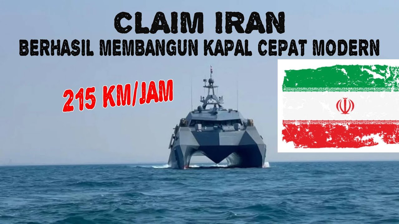 IRAN MELUNCURKAN KAPAL RUDAL CEPAT 215 KM/JAM