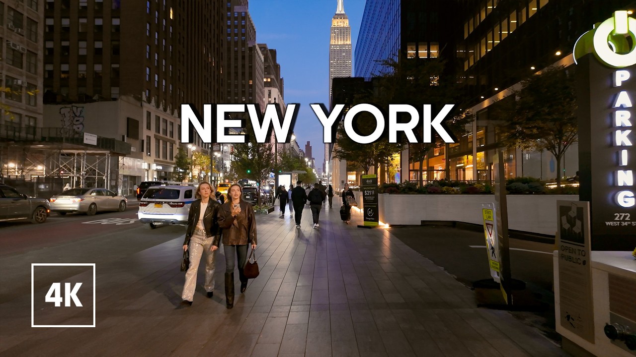 Evening in Manhattan Relaxing Walking Tour NYC