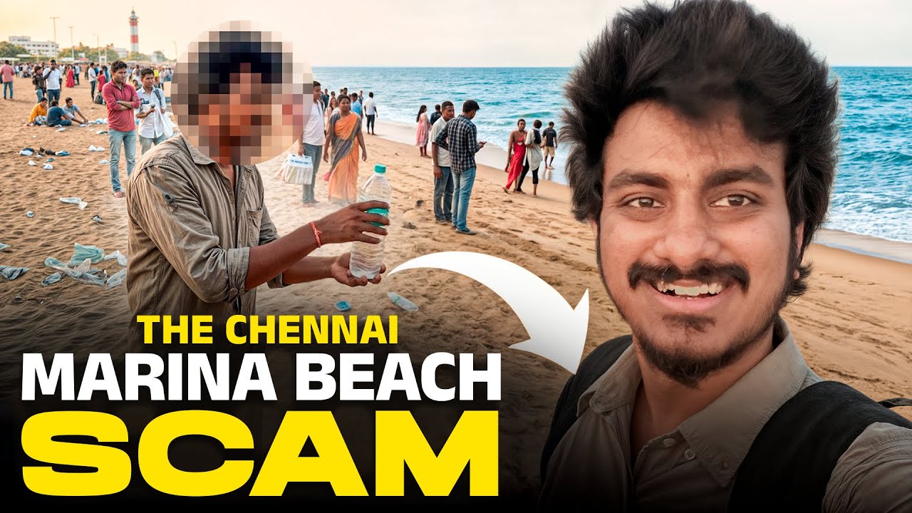 The Biggest Chennai Tourist Scam? Marina Beach Long Walk Experience!