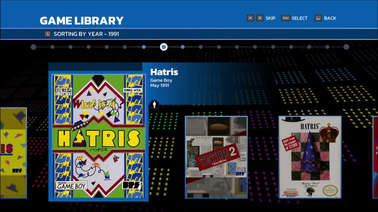 TETRIS FOREVER Game Library