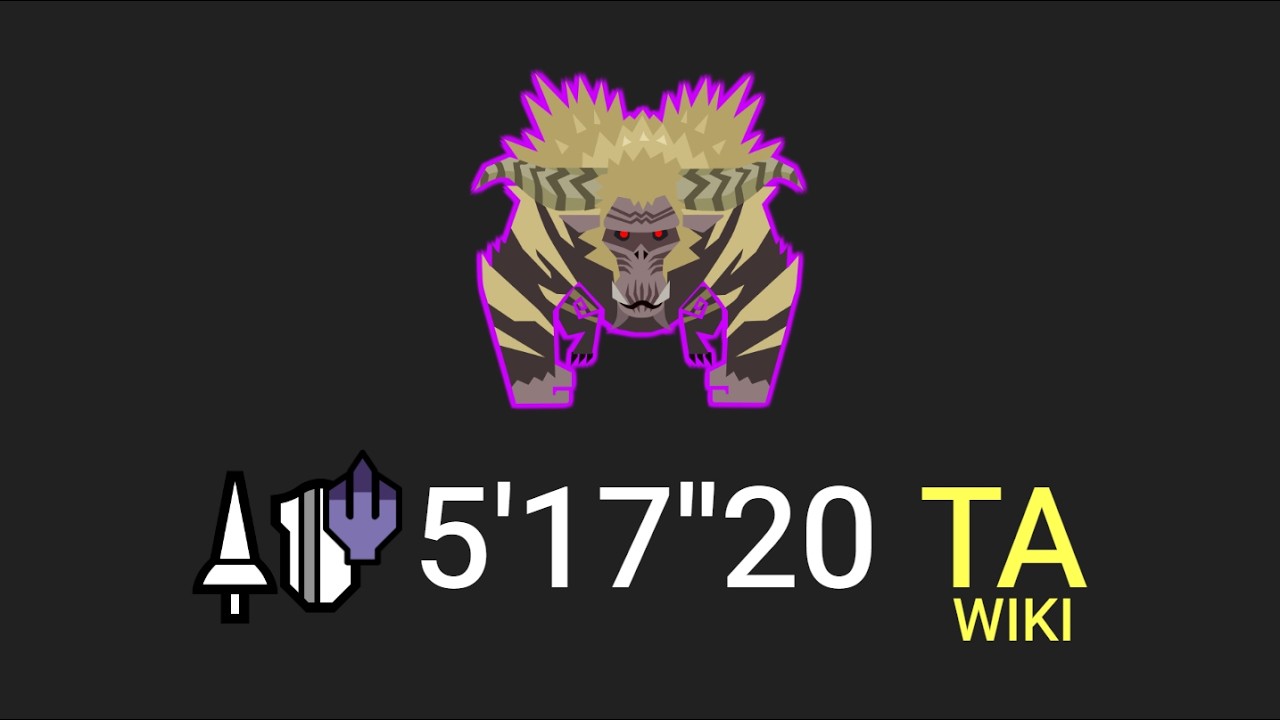 【MHWI】Tempered Furious Rajang/君はゴールデントロフィー Lance TAwiki rules 5'17''20